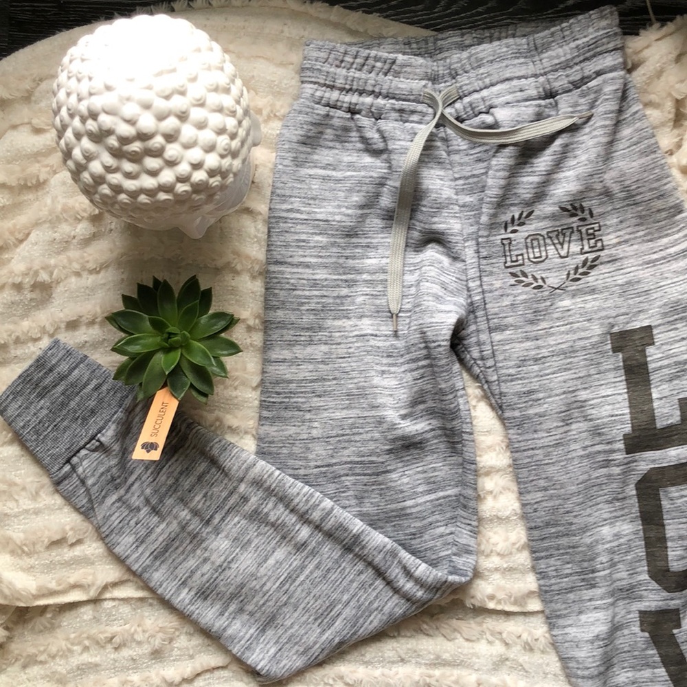 Gray Cozy Joggers